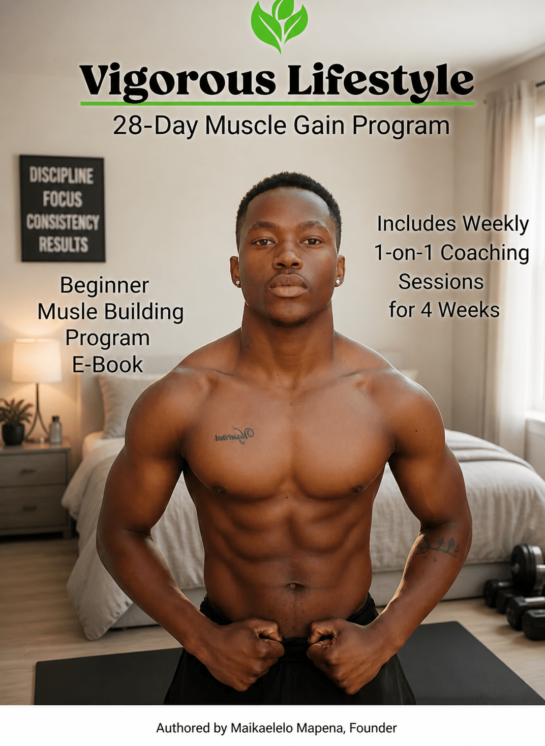 28 - Day Muscle Gain Program (Beginner - Friendly) - E - Book - Vigorous Lifestyle