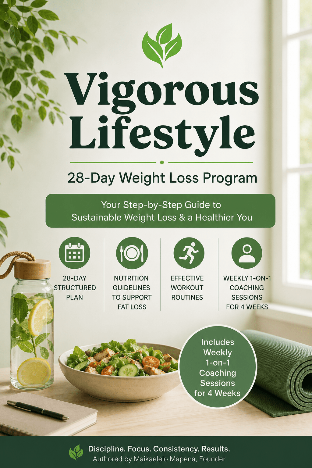 28-Day Weight Loss Program (Beginner Friendly) - E-Book - Vigorous Lifestyle
