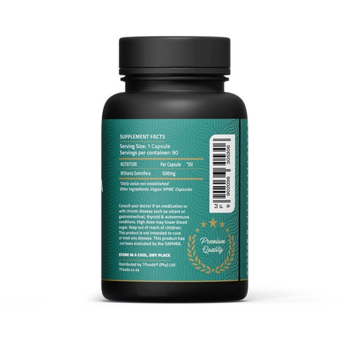 Ashwagandha (Adaptogen/Anti-Stress) 90 Capsules - Vigorous Lifestyle