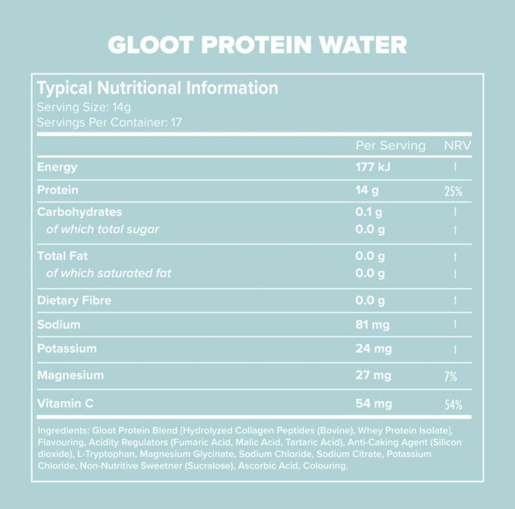 Gloot Protein Water Tropical Crush - Vigorous Lifestyle
