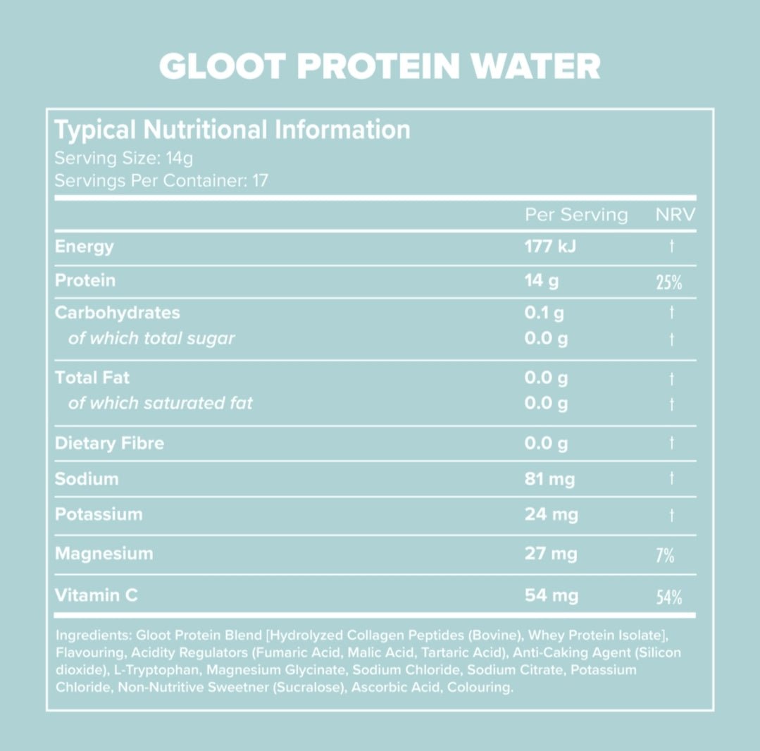 Gloot Protein Water Tropical Crush - Vigorous Lifestyle