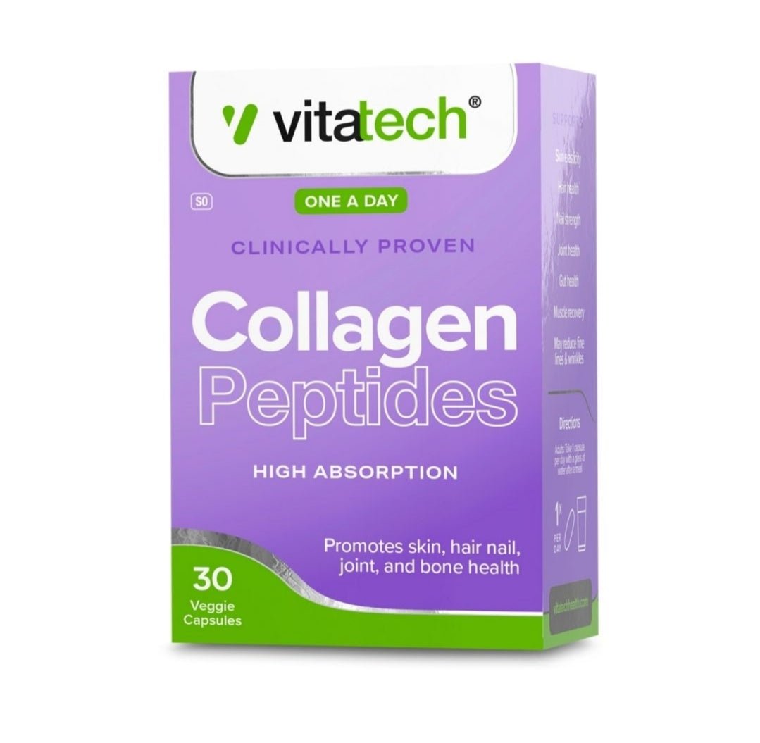Vitatech Collagen Peptides 30 Capsules - Vigorous Lifestyle