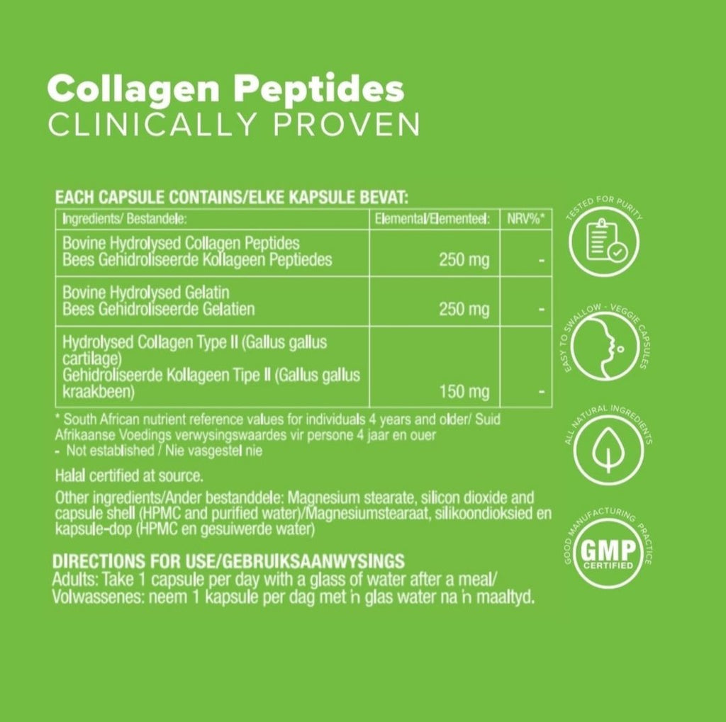 Vitatech Collagen Peptides 30 Capsules - Vigorous Lifestyle