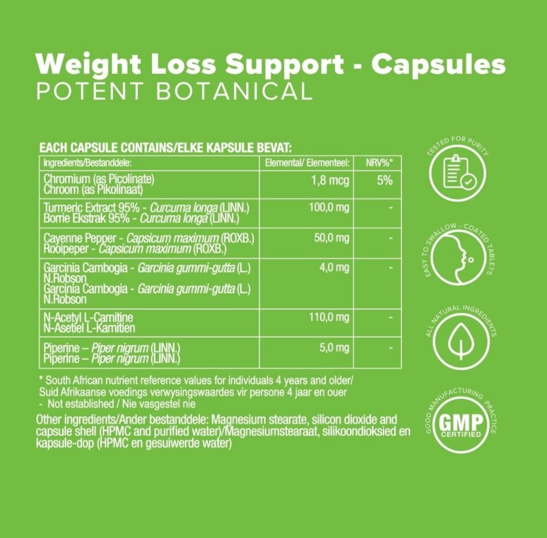 Vitatech Weight Loss Support 30 Capsules - Vigorous Lifestyle